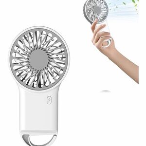 Portable White Handheld Fan